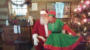 Santa at the Log Cabin @ McCoy Log Cabin, Little Beaver Historical Society