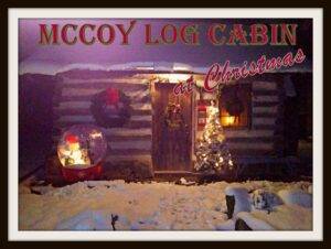 Visit Santa at the Log Cabin @ McCoy Log Cabin